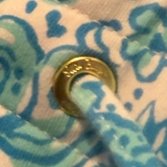 Lilly Pulitzer Hainsley Knit Jogger Pant Resort White Took Me By Sunrise Small - Picture 3 of 11